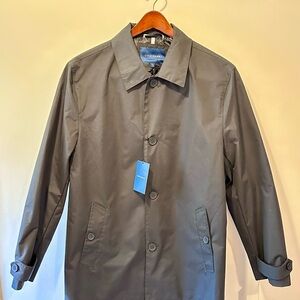 Cole Haan Men's Charcoal Trench Coat